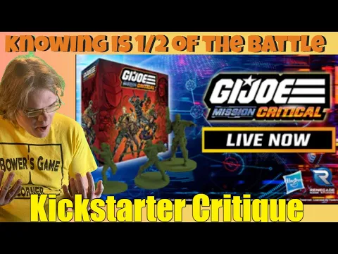 G.I. JOE Mission Critical - Kickstarter Critique Review