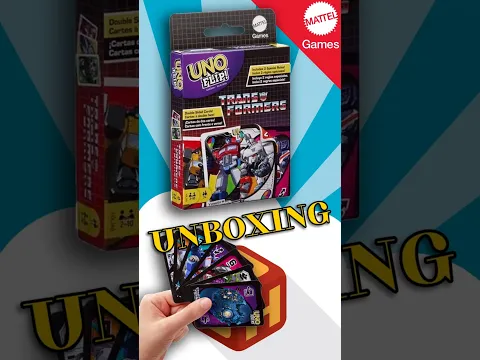 Board Game Heaven Unboxing 239: Uno Flip Transformers (Mattel Games)