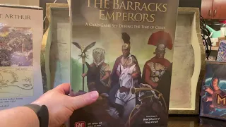 Unboxing The Barracks Emperors - A Card Game from GMT