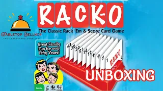 Unboxing Rack-O, the classic card sorting board game from 1956