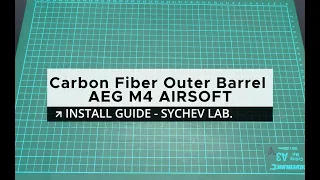Video thumbnail AEG Airsoft - External barrel made of carbon fiber