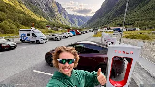 The Worst Charging Tesla Model Y Can Charge Faster If You Want To - 10 Hour Roadtrip