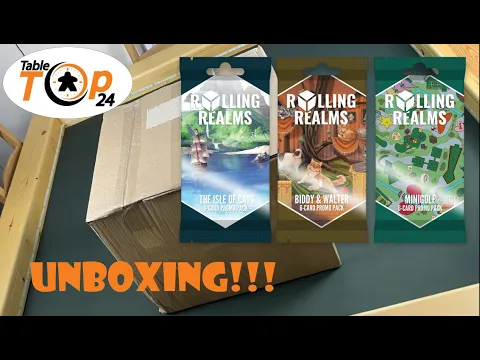 Rolling Realms Isle of Cats, Biddy & Walter & Mini Golf Unboxing