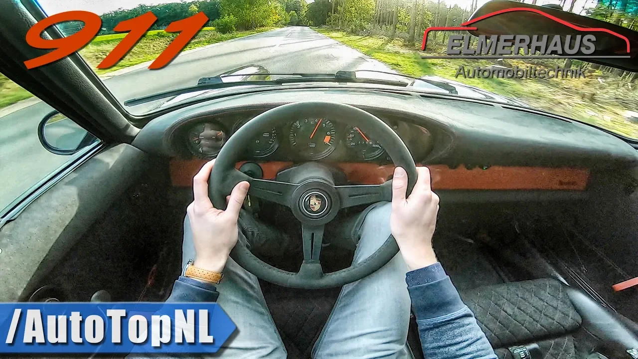 1986 Porsche 911 G Series Elmerhaus CUSTOM MADE 1/1 POV Test Drive by AutoTopNL