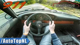 1986 Porsche 911 G Series Elmerhaus CUSTOM MADE 1/1 POV Test Drive by AutoTopNL