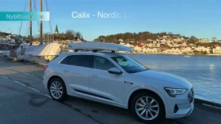 Audi e Tron 50 testet med campingvogn, takboks og mot 55