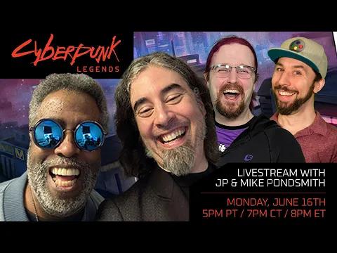 Cyberpunk: Legends FIRST GAMEPLAY LOOK with Mike Pondsmith and James Portnow