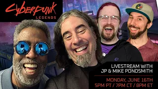 Cyberpunk: Legends FIRST GAMEPLAY LOOK with Mike Pondsmith and James Portnow