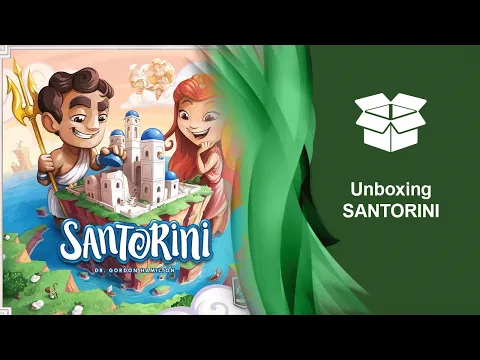 Santorini board game - Quick Unboxing