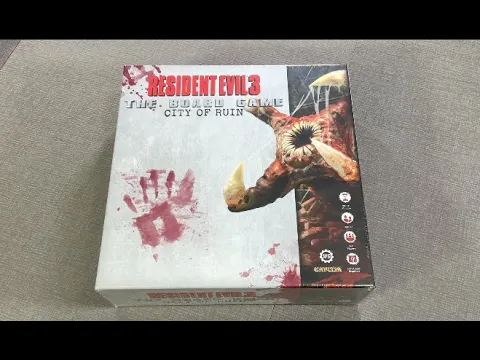 TDG: Resident Evil: The Board Game - City of Ruin unboxing with Ray