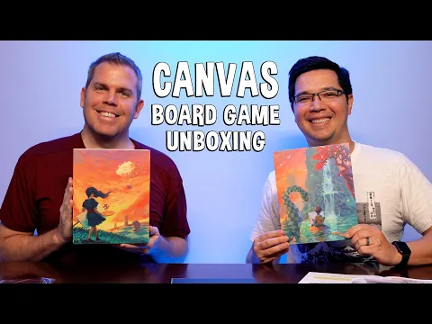 Unboxing Canvas and Reflections Expansion - The Painting Art Board Game