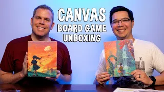 Unboxing Canvas and Reflections Expansion - The Painting Art Board Game