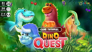 How To Play Dino Quest: A Race & Chase Strategy Board Game | Luma World