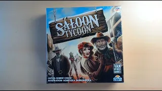 Unboxing Saloon Tycoon (Kennerspiel)