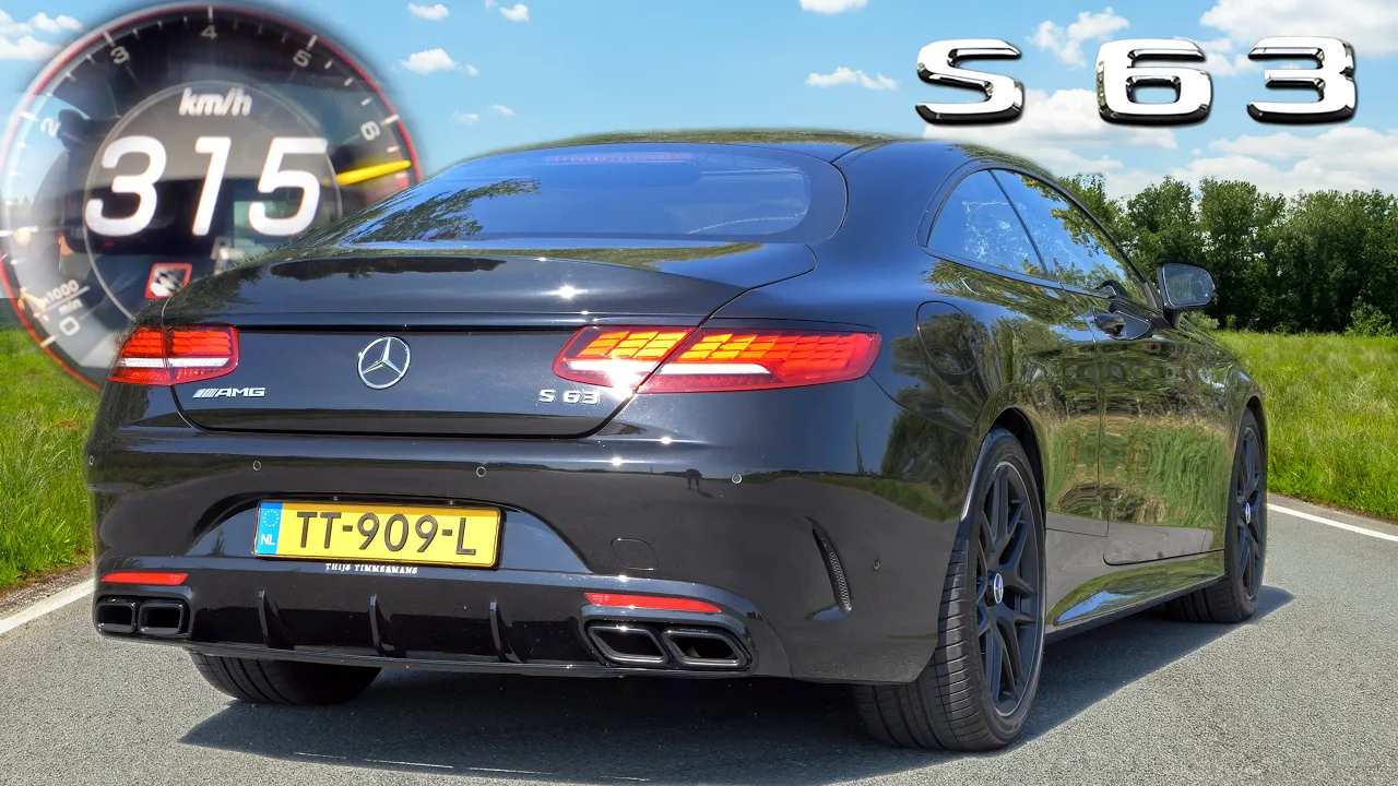 Mercedes S63 AMG Coupe // 0-100 100-200 200-300 SOUND & POV