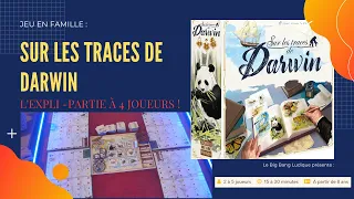 Sur les traces de Darwin le #jds : L’expli-partie en famille à 4 joueurs! #jdp #j2s #jeudesociete