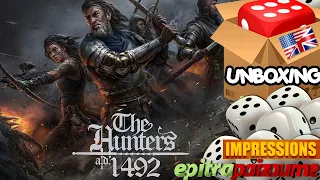 The Hunters A.D. 1492 - Unboxing & First Impressions (EN) | Epitrapaizoume