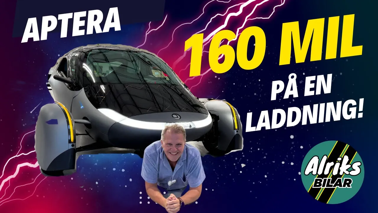 Vilken elbil har längst räckvidd? Svar: Aptera