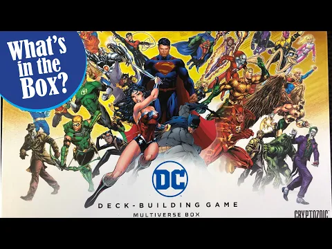Unboxing of the DC DECK BUILDING GAME - MULTIVERSE BOX