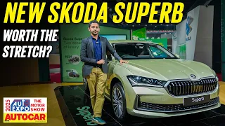 New Skoda Superb - Coming soon (possibly with a diesel!) | Auto Expo 2025 | Autocar India