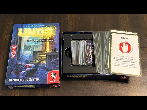 UNDO: Blood in the Gutter (Pegasus Spiele) - Unbox with NO SPOILERS