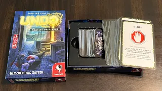 UNDO: Blood in the Gutter (Pegasus Spiele) - Unbox with NO SPOILERS