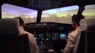 Simulateur de vol en avion Airbus A320
