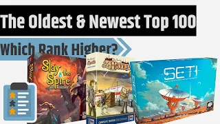 The 10 Oldest and Newest Games on the BGG Top 100