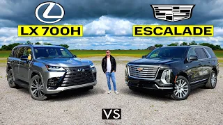 BIG MONEY SUV's! -- 2025 Cadillac Escalade vs. 2025 Lexus LX 700h: Comparison