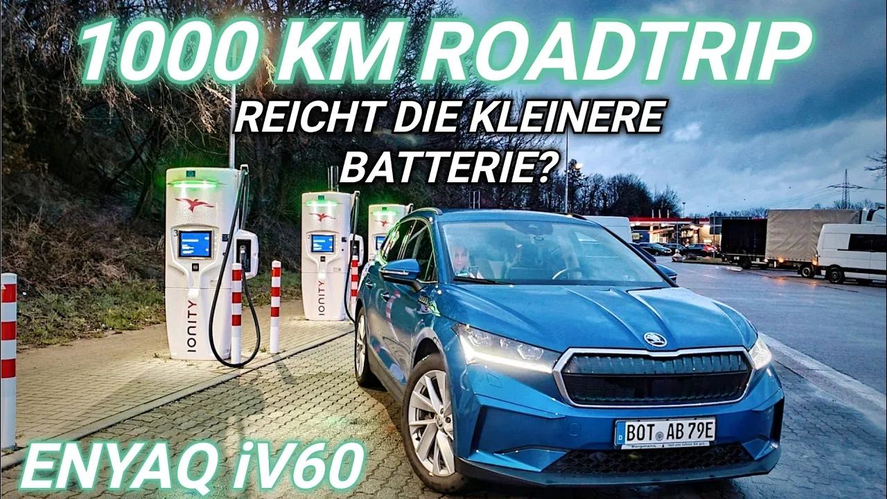 1000 Kilometer Hamburg Roadtrip Skoda Enyaq iV60 E Auto Langstrecke #elektroauto #enyaq