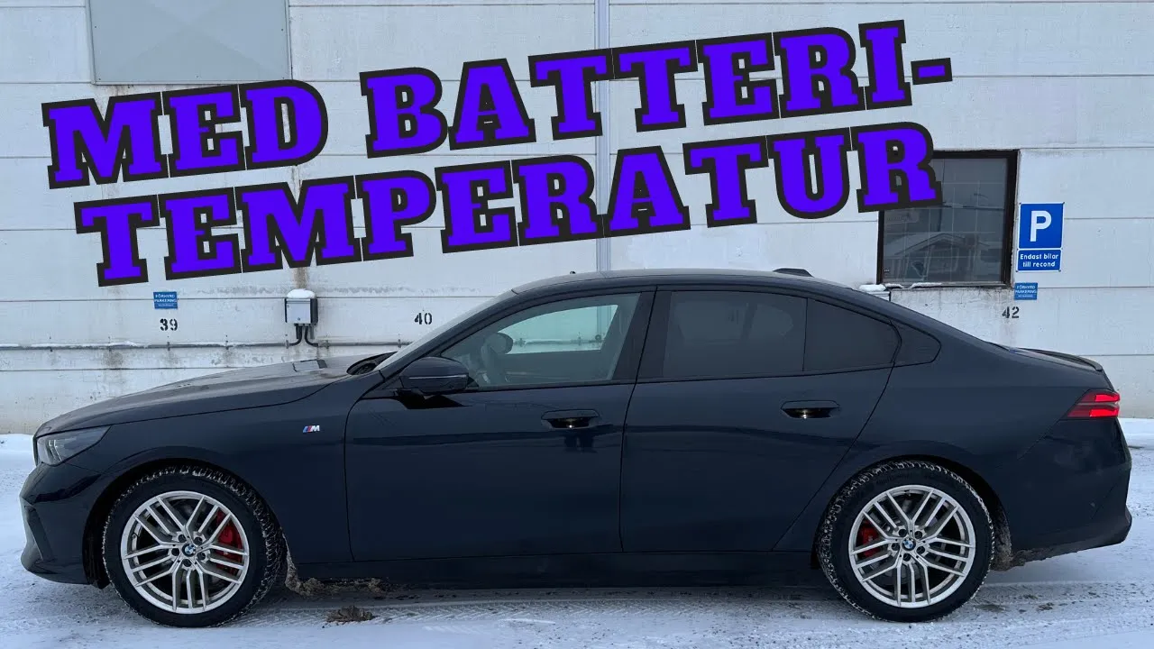BMW i5 eDrive40 - Räckviddstest i -15 | Elbilsmagasinet