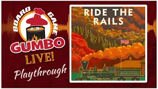 Ride The Rails (Canada map) -  Teach and Playthrough (4p)