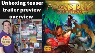 Aeon's End: War Eternal co-op board game AmassGames 4K deck building unboxing #games teaser trailer