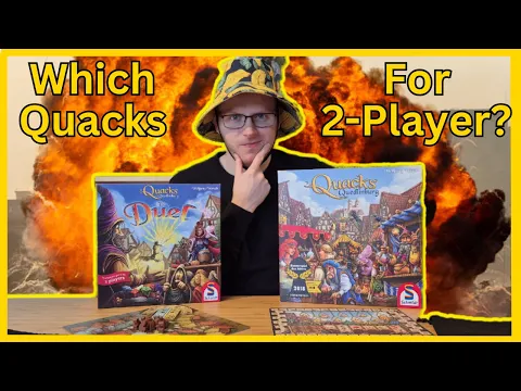 Best Quacks for 2 Players? Original Quacks of Quedlinburg vs The Duel