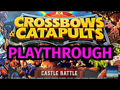 Crossbows & Catapults: Castle Battle Board Game | Playthrough