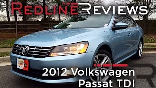 2012 Volkswagen Passat TDI Review, Walkaround, Exhaust, & Test Drive