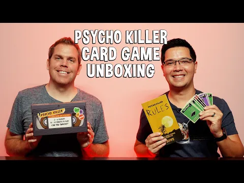 Unboxing Psycho Killer - The Slasher Movie Card Game