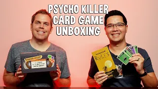 Unboxing Psycho Killer - The Slasher Movie Card Game