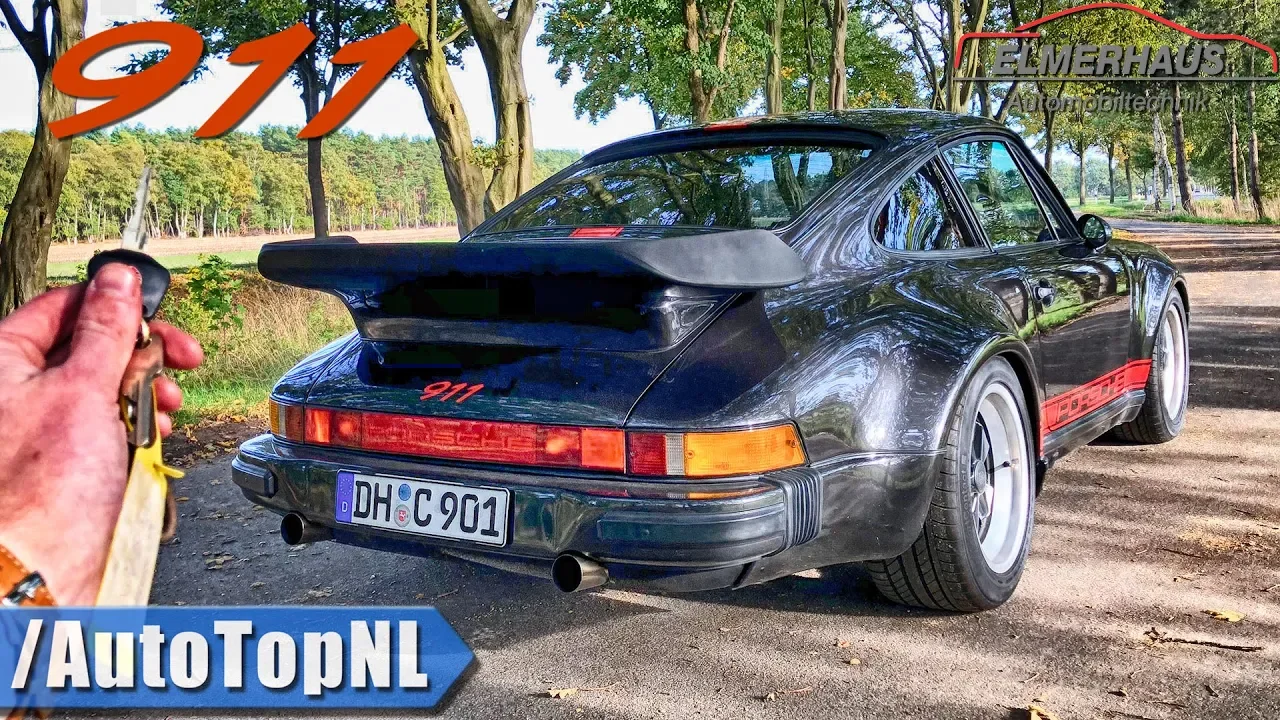 Porsche 911 1986 SPECIAL LIGHTWEIGHT PROJECT Elmerhaus REVIEW POV Test Drive by AutoTopNL