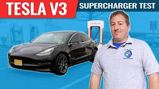 Tesla V3 Supercharger Time Tested 0-80% SOC