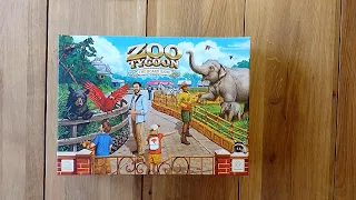 Zoo Tycoon: The Board Game - speed unboxing, organising and reboxing