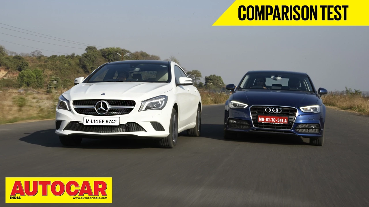 Mercedes Benz CLA-Class vs Audi A3 | Comparison Test | Autocar India