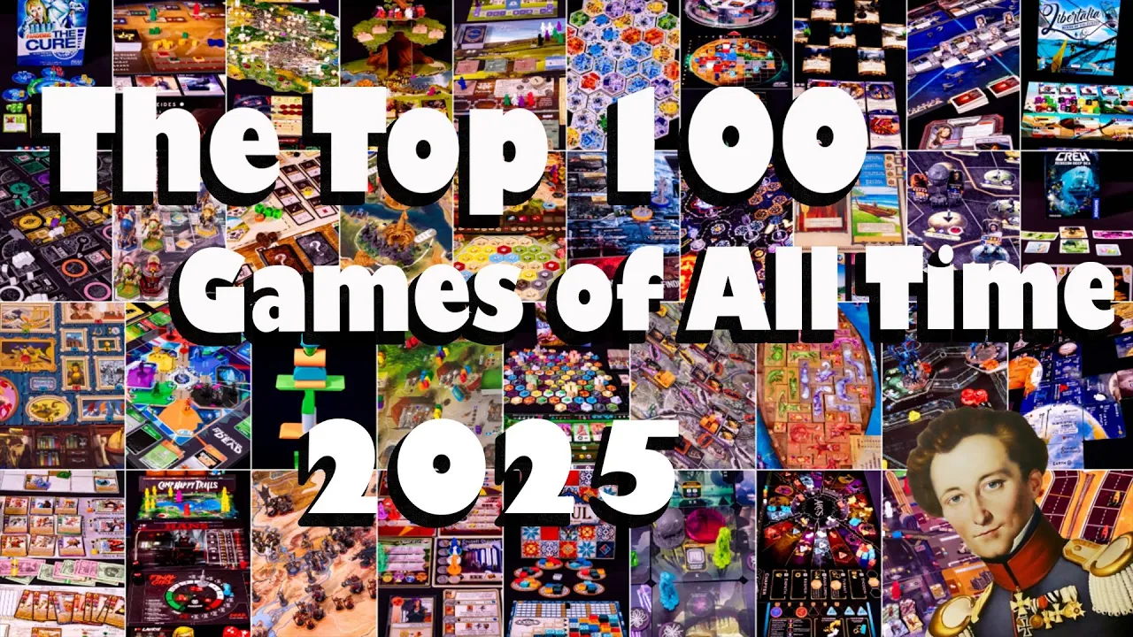 The Top 100 board games of all time!