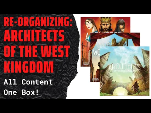 Re-Organizing Architects of the West Kingdom (All Content, Fully Sleeved, No Lid Lift) SideGame LLC