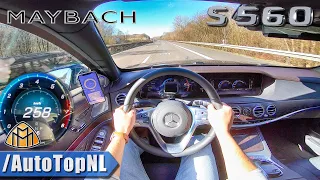 MERCEDES MAYBACH S CLASS S560 AUTOBAHN POV 258km/h TOP SPEED by AutoTopNL