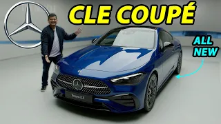 all-new Mercedes CLE Coupé attacks the BMW 4 Series!