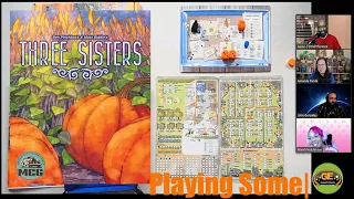Playing Some | Three Sisters (roll and write) Playthrough