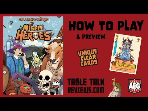 Misfit Heroes How to Play & Preview | Table Talk Reviews