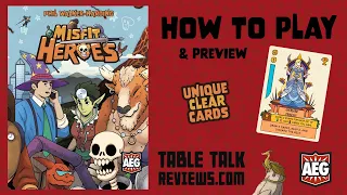 Misfit Heroes How to Play & Preview | Table Talk Reviews