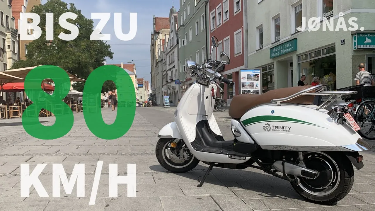 Trinity Elektroroller im Alltagstest - 45 oder doch lieber 80 km/h elektrisch?